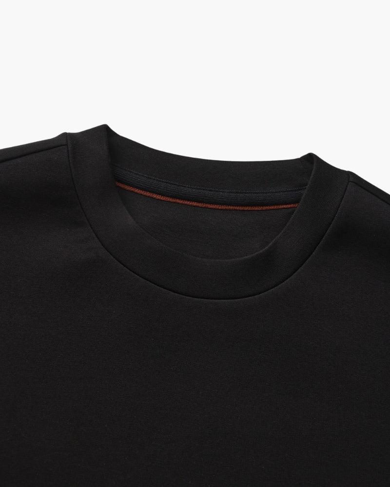 Classic Modal Blend Crewneck Sweatshirt - Old Money
