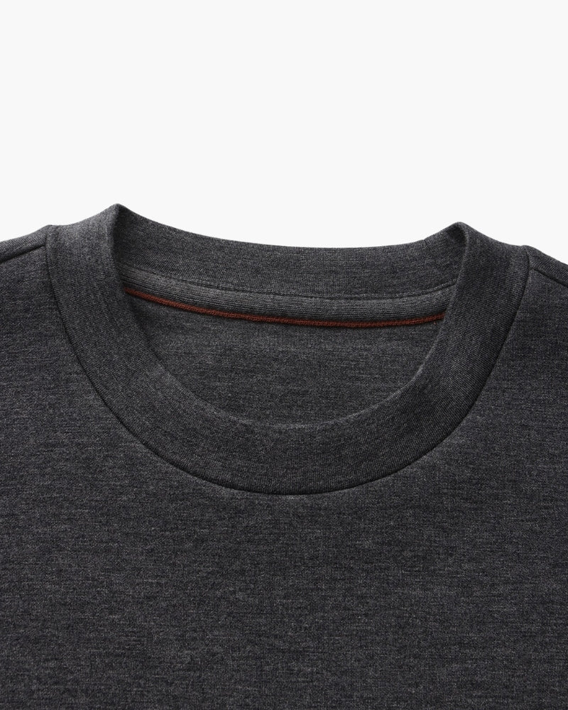 Classic Modal Blend Crewneck Sweatshirt - Old Money
